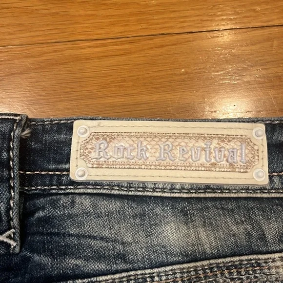 NWT Rock Revival Arjean easy ankle skinny jeans size 32/26. - Picture 12 of 15